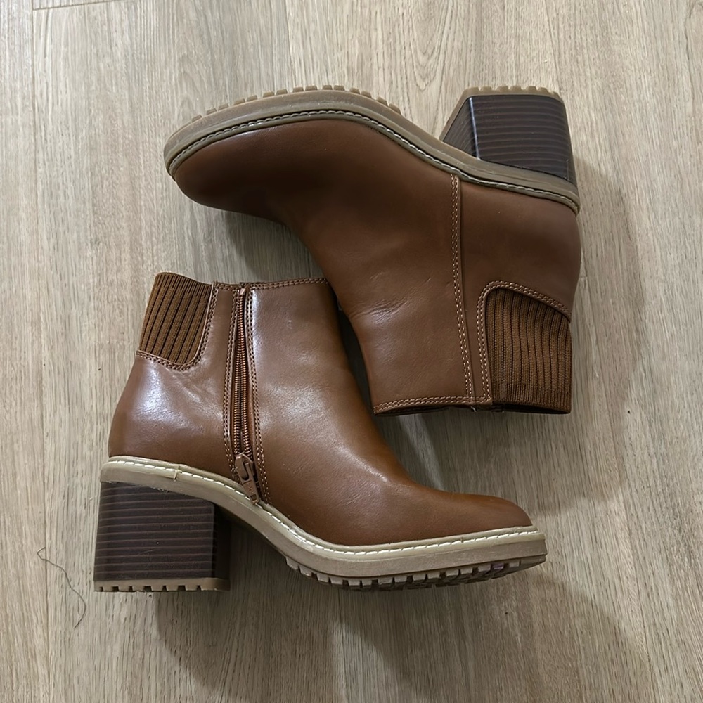 Brown booties